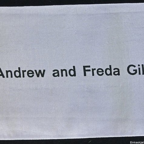Borði 30: Forsætisráðherrahjónin, Frú Sigríður Björnsdóttir, og, Dr. Bjarni Benediktsson. From Andrew and Freda Gilchrist.