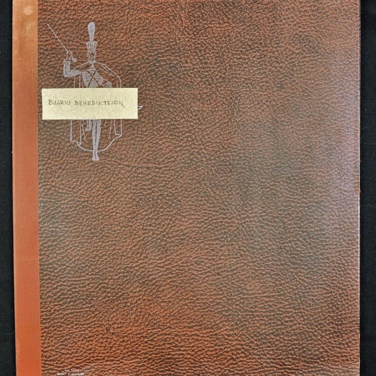 Bréfabindi merkt Bjarna Benediktssyni.