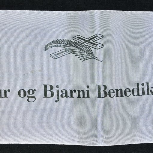 Borði 18: Sigríður og Bjarni Benediktsson. Le Conseil de le Europe.