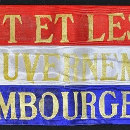 Borði 35:  - . Le President Et Les Membres Du Gouvernement Luxembourgeois.