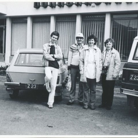 Myndin tekin í maí 1984. Z númeraplötur voru fyrir Austur og Vestur Skaftafellssýslu. Borgarskjalasafn Reykjavíkur.
