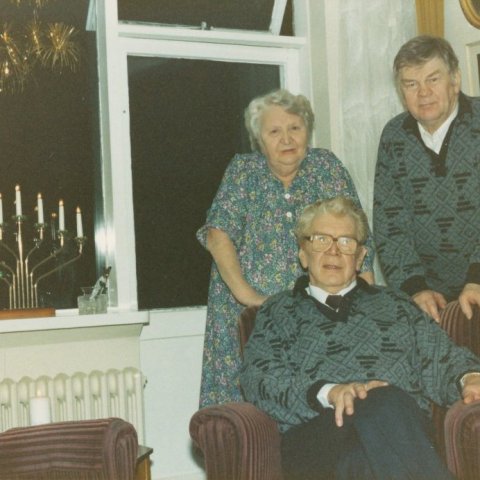 Systkinin Hans, Hólmfríður og Ólafur Theodór (1922-1989). Borgarskjalasafn Reykjavíkur. 