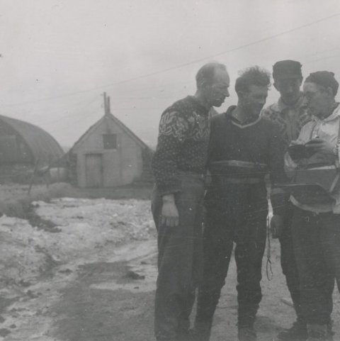 Sigurður Þórarinsson (1912-1983) jarðfræðingur lengst til hægri. Borgarskjalasafn Reykjavíkur. 