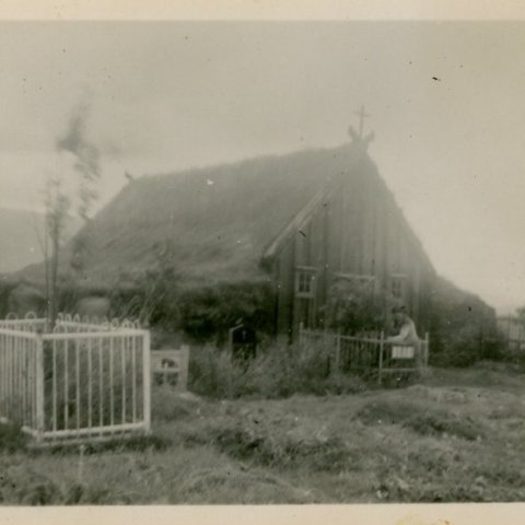 Víðimýrakirkja í Skagafirði. Borgarskjalasafn Reykjavíkur.