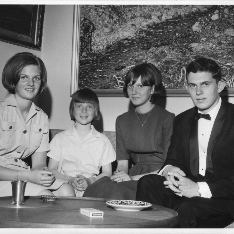 Börn Bjarna og Sigríðar 1964