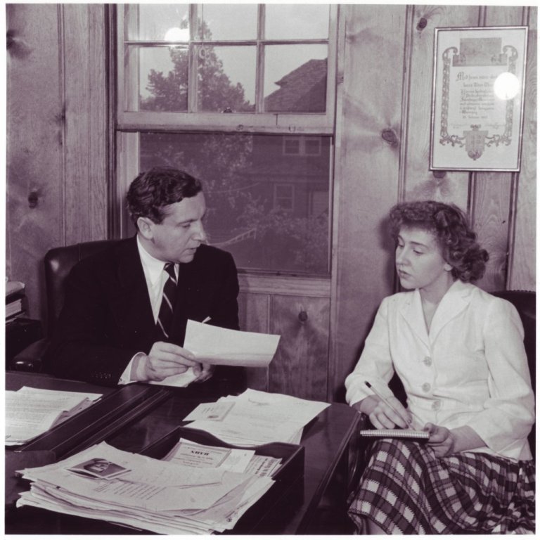 Um 1943. Thor Thors sendiherra í Íslands í Washington og Marta Ólafsdóttir Thors.