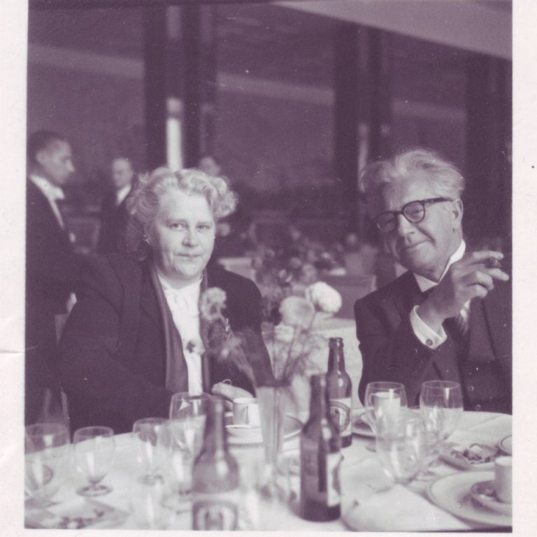 Ólafur og Ingibjörg erlendis.