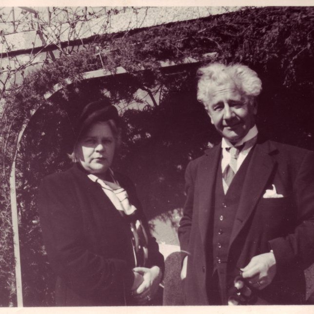 Um 1948. Ingibjörg og Ólafur Thors í París.