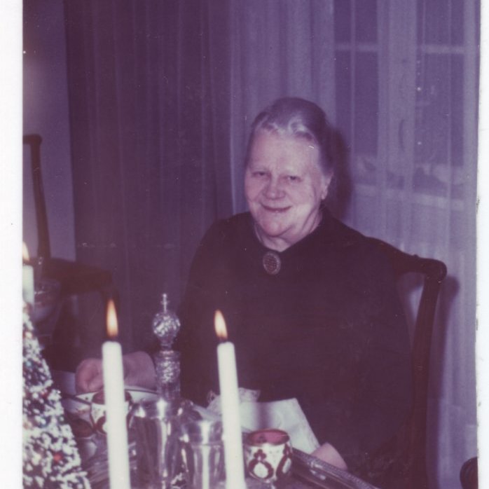 Ingibjörg á níræðisaldri.