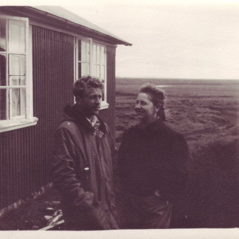 Systkinin Thor og Marta Thors um 1938.