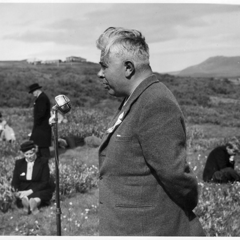 Bjarni Ben. í Varðarferð sjálfstæðisfl.