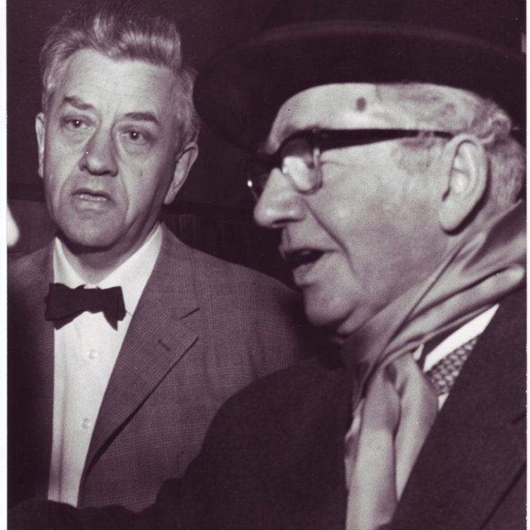 Ólafur Thors og Jón Helgason.