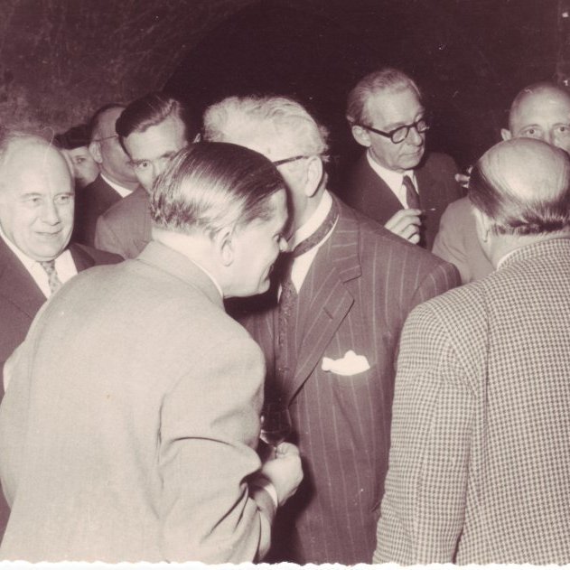 Í opinberri heimsókn til Þýskalands 1958.