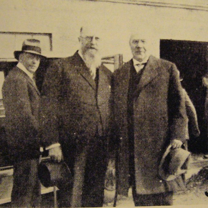 Um 1930 Thor Jensen ásamt Thorvald Stavning forsætisráðherra Dana.