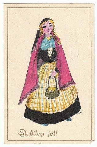 Góð aðsókn að jólakortavef Borgarskjalasafns