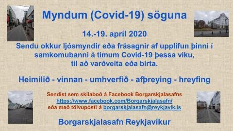 Áhrif Covid 19 og samkomubanns á daglegt líf Reykvíkinga