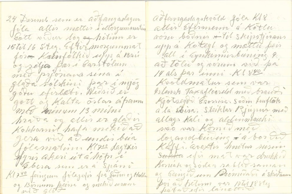 Dagbók í skjalasafni Verslunarinnar Baldur nr. E-103.