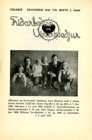 Skjöl tengd Jóhannesi Kr. Jóhannessyni (1885-1953) afhent Borgarskjalasafni