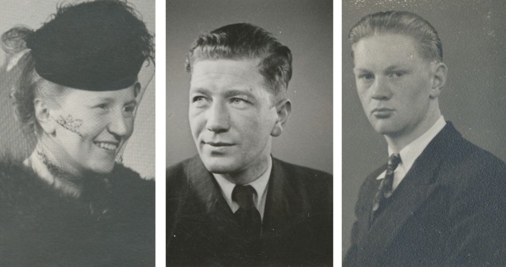 Hólmfríður Kragh, Hans Kragh og Kristján Valgeir Ólafsson.