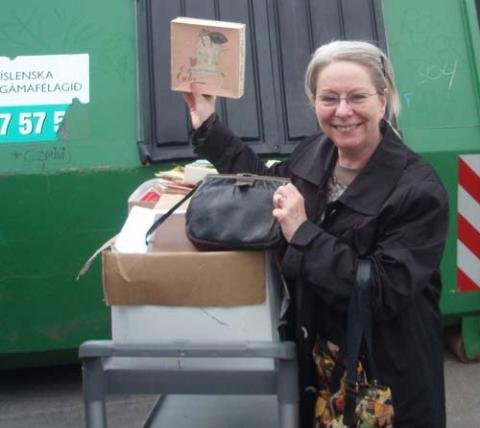 Glöggur starfsmaður Góða hirðisins finnur menningarverðmæti