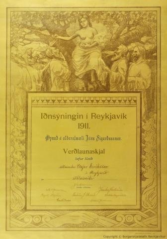 Iðnsýningin í Reykjavík 17. júní 1911