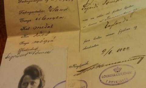 Skjöl merkiskonu afhent til varðveislu á Borgarskjalsafn