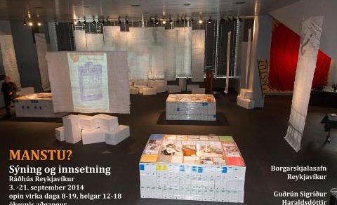 MANSTU? Afmælissýning og innsetning í Ráðhúsi Reykjavíkur - síðasti dagur sunnudagur 21. september 2…