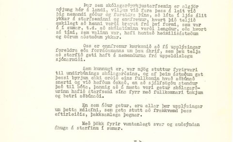 Könnun fyrir skólagarða 1948