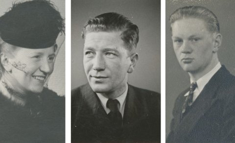 Hólmfríður Kragh, Hans Kragh og Kristján Valgeir Ólafsson.